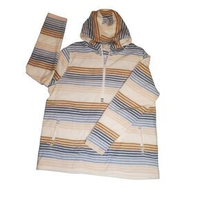 Womens Oneill Half Zip Polar Fleece Hoodie Size XI.